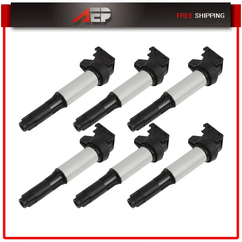 6 bobinas de encendido para BMW 325Ci 2003-2006 325i 325xi 525i Z4 2003-2005 2,5 L Foto 1 de 3