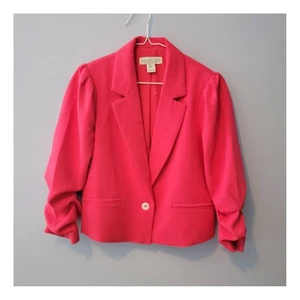 Rachel Zoe Hot Pink Cropped Blazer Gr. S - Bild 1 von 6