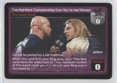 2004 WWE Raw Deal Trading Card Game Expansion 11: Divas Overload Steve Austin - Image 1 of 2