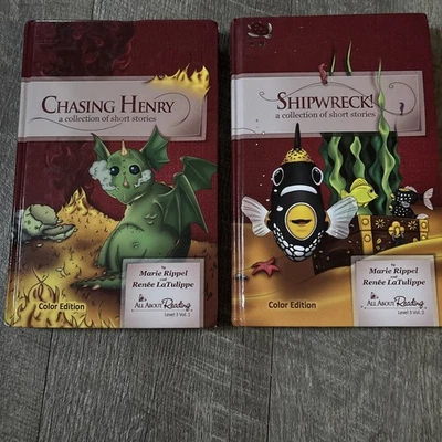 All About Reading Level 3 Readers Vol 1 & 2 Color Edition Marie Rippel - Image 1 of 4