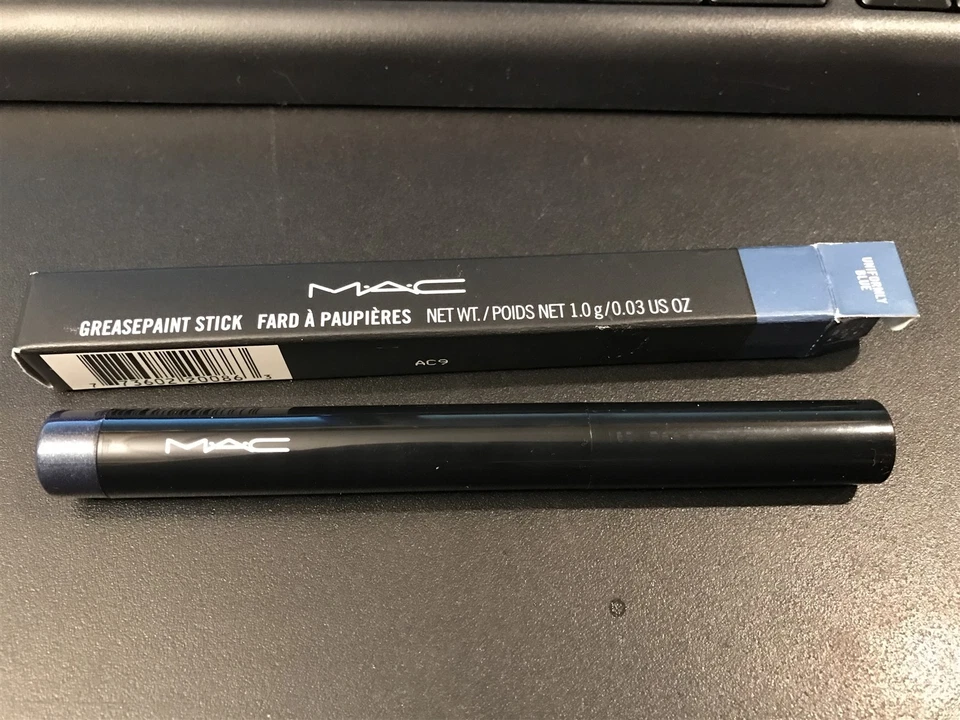 MAC UNIFORMLY BLUE GreasePaint Stick NIB - Image 1 of 1