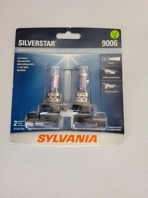 Sylvania 9006 SilverStar Halogen High Performance Headlight Pair Set 2 Bulbs - Image 1 of 2