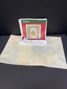 Edredón estampado punto de cruz Herrschners para regazo jardín de invierno 540102 sin hilo - Imagen 1 de 5