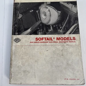 Harley Davidson 04 Softail Factory Electrical Diagnostic   Manual 99498-04 14924 - Bild 1 von 5