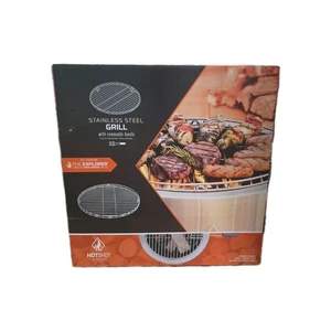 Hotshot 19.5" Stainless Steel Grate Rack with Handle - Picture 1 of 6