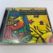 Great Choral Music CD, Bach, Handel, Mozart, Schubert