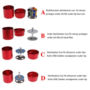 ALUMINIUM Dental Bur Burs Holder Block Disinfection Box Autoclave 20/9/6Holes ns - Picture 1 of 38
