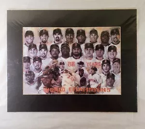 Boston Red Sox 86 Years World Champions 20" x 16" Team Lithograph Haiyan Print - Picture 1 of 8