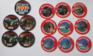 14 x Kawasaki Pogs - Official Slammer Whammers Imperial 1994 - Picture 1 of 4