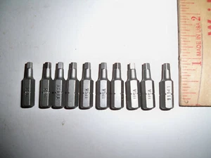  1" Square Insert Bits Screw Tips , 10 R2 , USA  10PCS - Picture 1 of 1