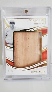 2023 Immaculate George Kelly Jumbo Materials /25 New York Giants