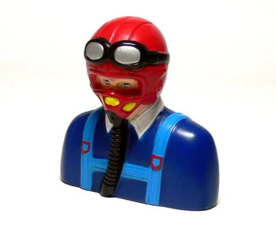 RC Hobby Airplane 76x76mm Blue Cockpit Warplane Pilot Model PF242 - Image 1 of 2