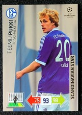 2012 13 Panini Adrenalyn XL UEFA Champions League Scandinavian Star TEEMU PUKKI