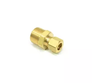 3/8 OD Compression Tube to 1/2 Male Npt Adapter Fitting Connector Water Oil Gas - Picture 1 of 7