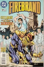 FIREBRAND #7 1996 DC CHILDREN OF THE DAMNED-SUPER HERO- AUGUSTYN/ VELLUTO...VF