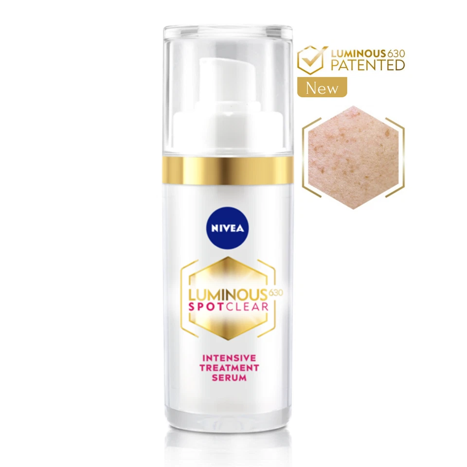 NIVEA Luminous630 Anti-Spots Serum Glow Skin Serum Restore Skin Damage Sunburn - Image 1 of 4