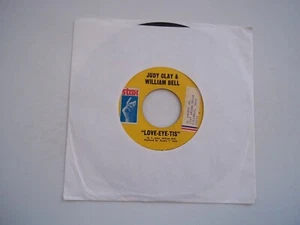 JUDY CLAY & WILLIAM BELL - Love-Eye-Tis / Private Number - 45 RPM 7" Record STAX - Picture 1 of 6