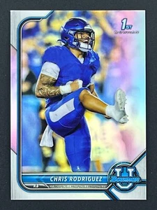 CHRIS RODRIGUEZ 2021-22 Bowman University #20 Chrome Refractor - Picture 1 of 2