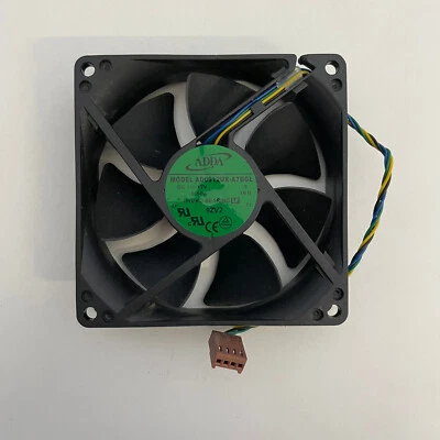 HP Compaq 8100 Case Cooling Fan 92mm 4-Pin 12V 0.50A 593220-001 AD0912UX-A7BGL - Image 1 of 4