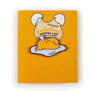 Kidrobot x Gudetama Eggstra Lazy Emaille Pin Serie - Schale stecken (2/20) - Bild 1 von 1