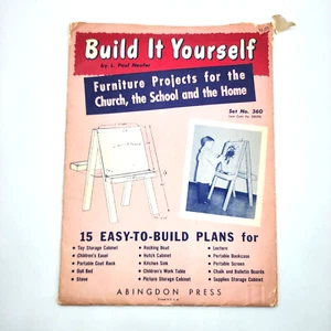 VTG VGUC 1960-70 Build It Yourself Furniture Projects by L. Paul Neufer 15 Plans - Picture 1 of 7