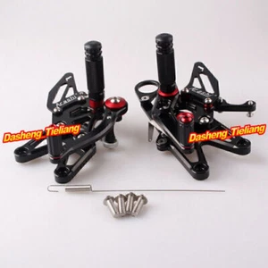CNC Rearset Rear Set Footrest Footpegs For BMW S1000RR 2010-2013 2011 2012 - Picture 1 of 6