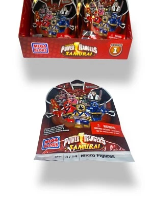 Mega Bloks Power Rangers Samurai Mini Action Figure Series 1 SINGLE PACKS! 5714 - Image 1 of 4