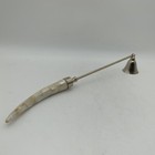 Kerzenlöscher / Dochtlöscher , Perlmutt / Versilbert -  118 Gramm I.14