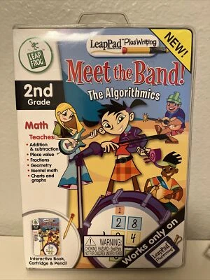 NIP Leap Pad Plus Writing Meet the Band The Algorithmics 2nd Grade Math - Image 1 of 4