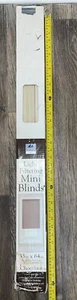 35”x64” Living traditions Home Light Filtering Mini Blinds Chocolate - Picture 1 of 2