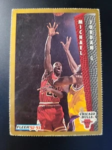 1992-93 Fleer Michael Jordan SHEETS PROMO PERFORATED Card #32 - Bild 1 von 2