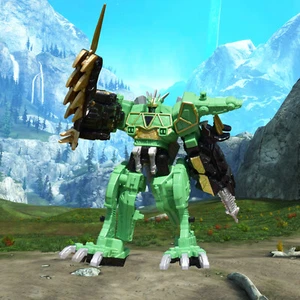 Power Rangers: Dino Super Charge 2016 edición limitada Dino Charge Megazord verde - Imagen 1 de 8