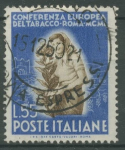 Italia 1950 Conferencia Europea del Tabaco Roma 804 sellado - Imagen 1 de 1