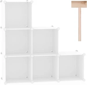 C&AHOME Cube Storage Organizer, 6-Cube Shelves Units, Closet Cabinet, DIY Pla... - Picture 1 of 12