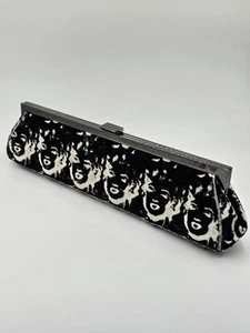 Pochette a mano Philip Treacy in velluto, velluto 12x3x1,5" - Foto 1 di 14