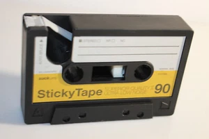 Rodillo de película adhesiva cassette STICKY TAPE rodillo de cinta adhesiva mesa retro SUCK UK - Imagen 1 de 4