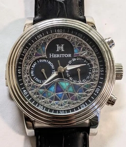 Heritor Automatic Mens Watch Month Date Subdials Full Warranty - Picture 1 of 5