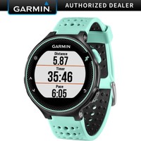 Garmin 010-03717-48 Forerunner 235 GPS Wrist Based Running Watch in Frost Blue