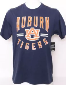 NEW Auburn University Tigers AU Colosseum Navy SS Crew Neck Tee T-Shirt Men's L - Picture 1 of 9