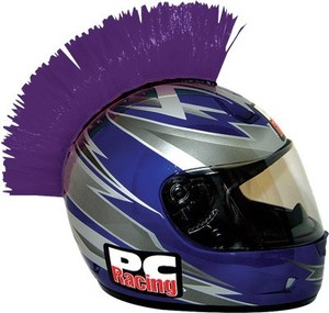 Motocross/Enduro Purple Motorcycle 