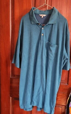 Camisa Polo Travel Smith Talla XXLL Verde Oscuro Algodón Coolmax Poliéster Top Foto 1 de 4