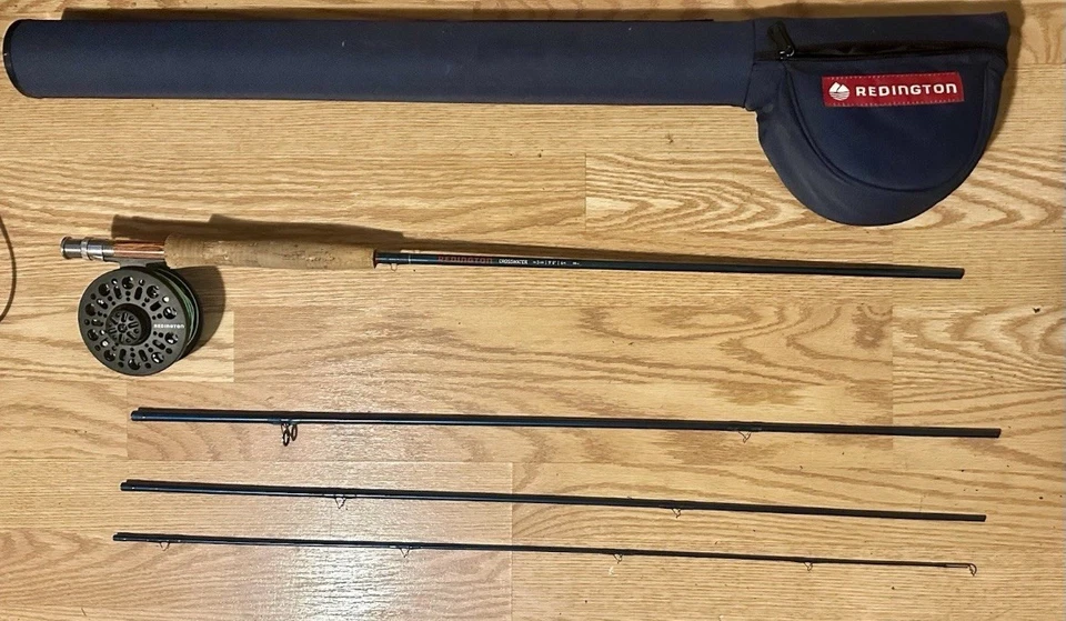 Combo de caña/carrete Redington Crosswater 590-4 - 9'0" 5wt, 4 piezas - Nuevo con estuche rígido Foto 1 de 3