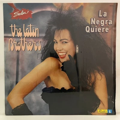 THE LATIN BROTHER'S - LA NEGRA QUIERE - 1989 MEXICAN LP ALBUM SEXY COVER - Image 1 of 4