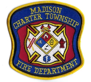 Madison Charter Township (Lenawee County) MI Michigan Fire Dept. patch - NEU! - Bild 1 von 1