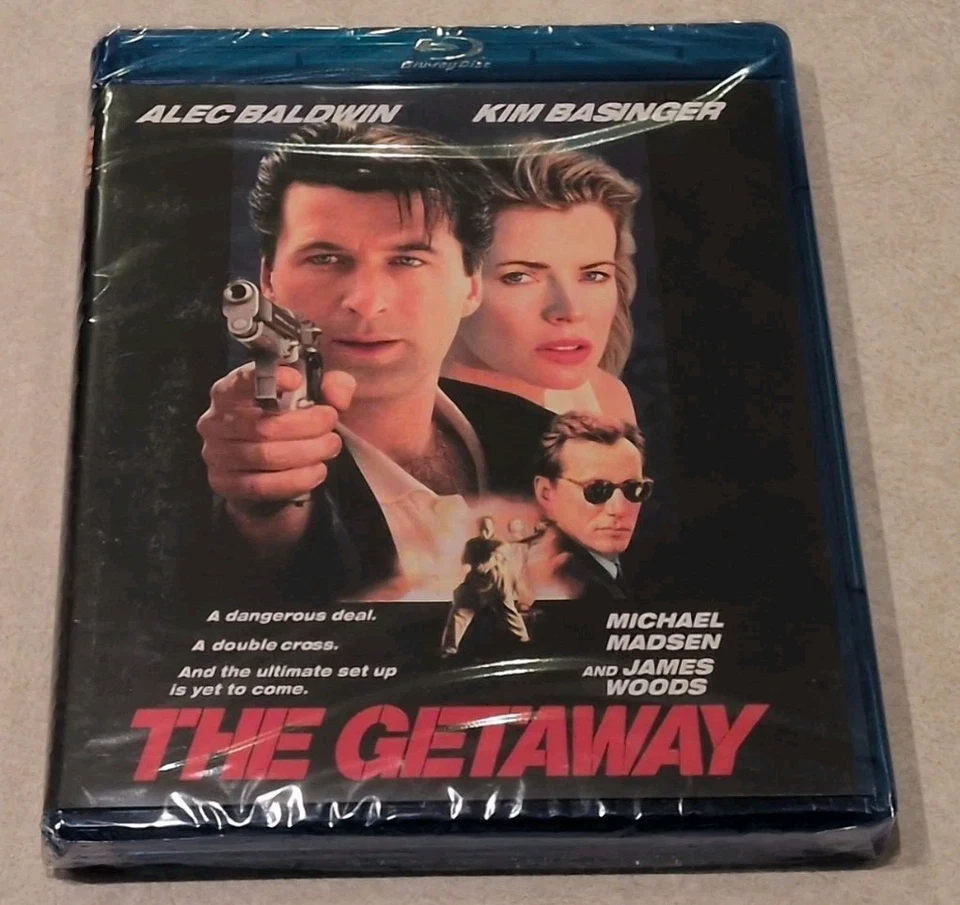 The Getaway (1994, Blu-ray, Shout Factory Exclusive, Unrated) Kim Basinger - New - Image 1 of 4