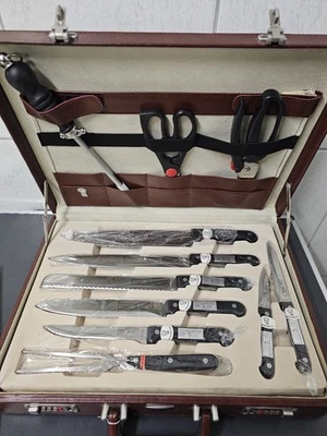 Solingen Rosenbaum, Besteckkoffer, Haushaltsmesser, Set, Neu - Bild 1 von 4