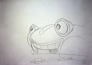 WHO FRAMED ROGER RABBIT Production Signed Collin White Benny the Cab Copy #WC - Picture 1 of 2