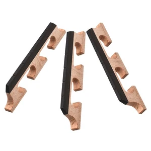 3pcs Wooden Banjo Bridge 5 String Banjo Replacement Accessories Parts For Folk - Picture 1 of 12