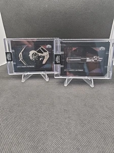 2024 Star Wars Chrome Black Vader Depths Of Darkness Light Saber, Tie Fighter - Picture 1 of 5