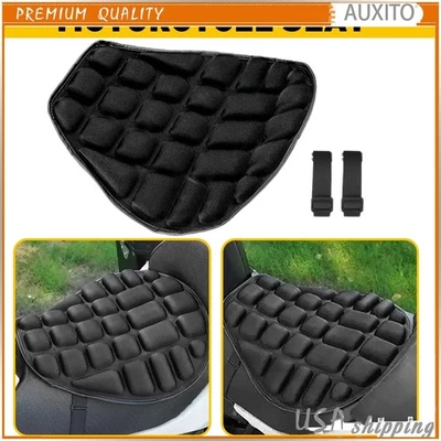 Motorcycle Comfort Seat Cushion Gel Cover Pillow Pad Pressure Relief Motorbike - Image 1 of 4